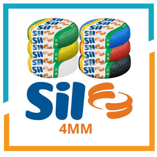 Fio Cabo Flexível 4,0mm Rolo 100 Metros Sil Varias Cores