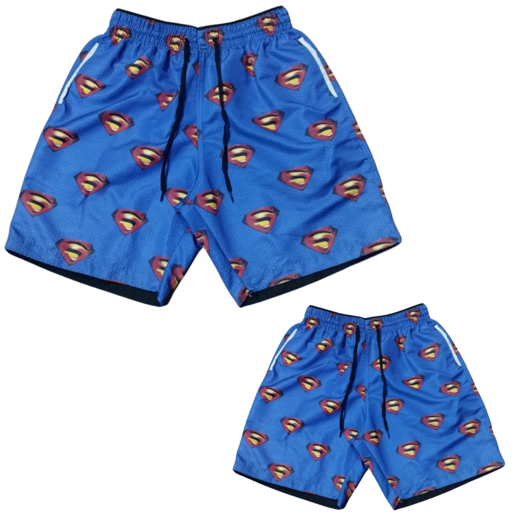 Kit Bermudas Tal Pai e Tal Filho Shorts De Praia Pai e Filho Lançamento