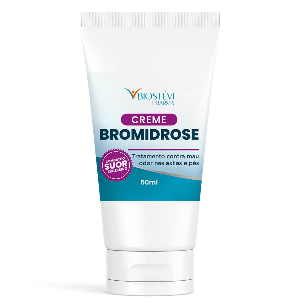 CREME PARA CONTROLE DE ODOR NAS AXILAS E PÉS (BROMIDROSE)