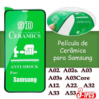 Película Cerâmica 9D 3D Samsung Gel Hidrogel Flexível A02 A02S A03 A03S A03CORE A12 A22 A…