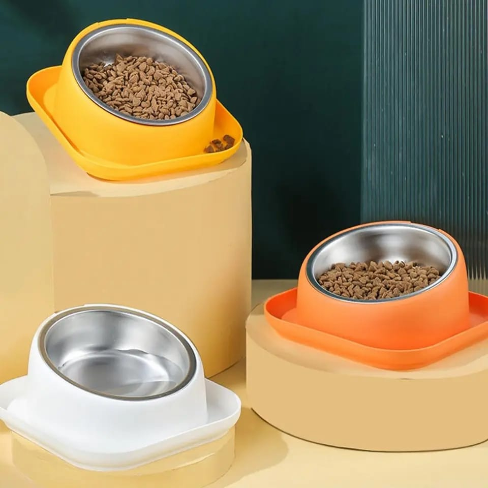 Tigela Comedouro Bebedouro Anti Formiga Inox Cães Gatos Pet