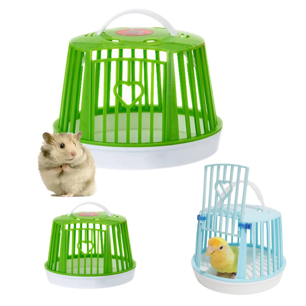 Mini Transporte Gaiola Hamster Pássaros  Animais de estimação Pet em Oferta na Shopee