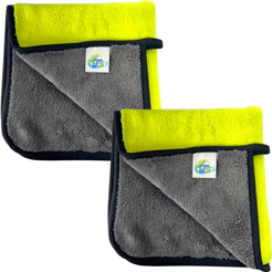 2 Toalha Macia Microfibra Automotivo Pano 600gsm 40x40cm
