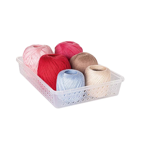 Cestinha/ Cesto Grande 33x25cm Utilidades Plasutil 673