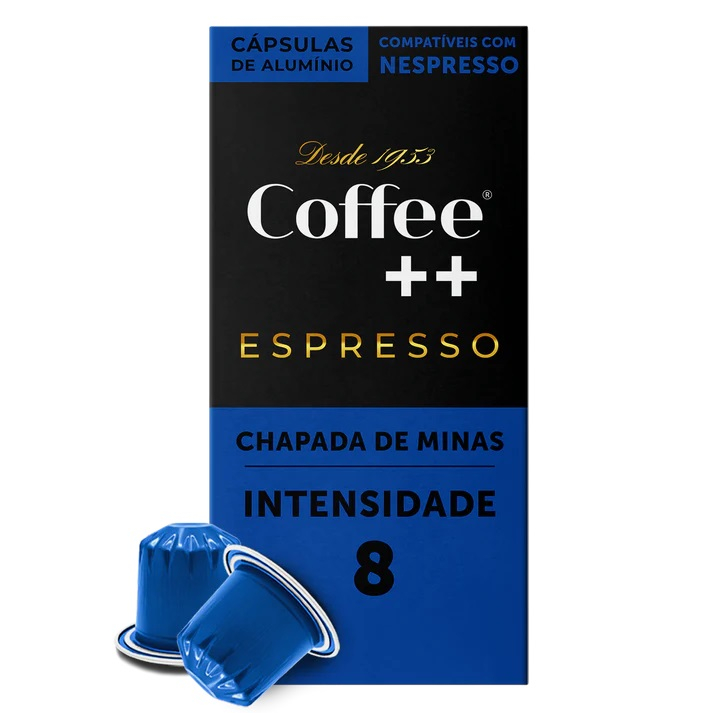 Cápsulas de Café Especial Coffee Mais Chapada de Minas 10 unidades Compatível com Nespresso em Oferta na Shopee