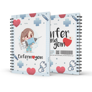 Caderneta para estágio de enfermagem 100 folhas em Oferta na Shopee