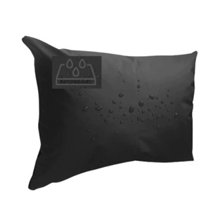 Capa Almofada Fronha Travesseiro 60cm x 40cm Impermeável Preta Anti-morfo