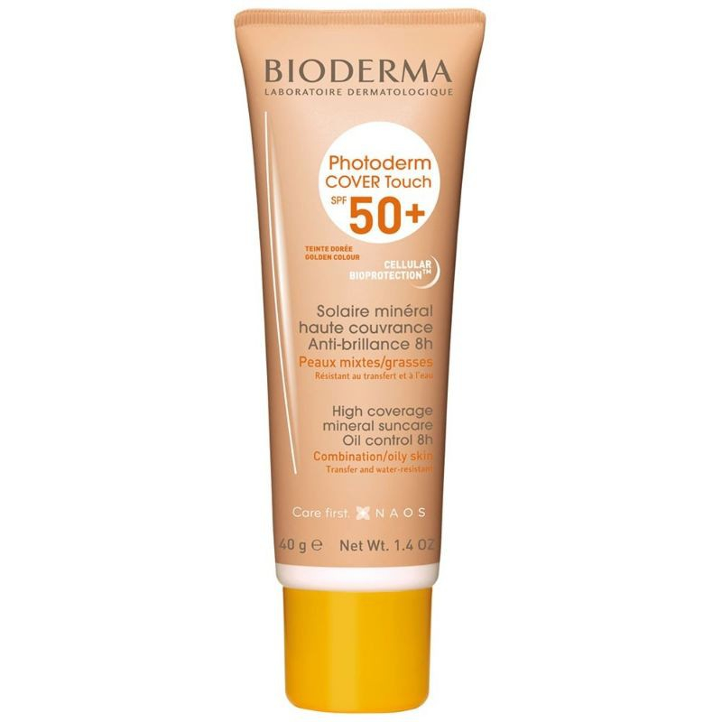 Protetor Solar Bioderma Photoderm Cover Touch Fps50+ Dourado 40g