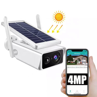 Câmera solar externa IP a Prova D'agua recarregável Energia solar visão noturna Wifi Full Hd bivolt em Oferta na Shopee