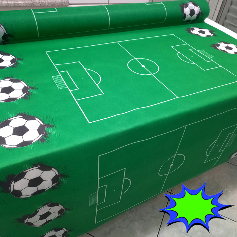TNT Estampado Campo de futebol Bola 1,50m X 1,40m