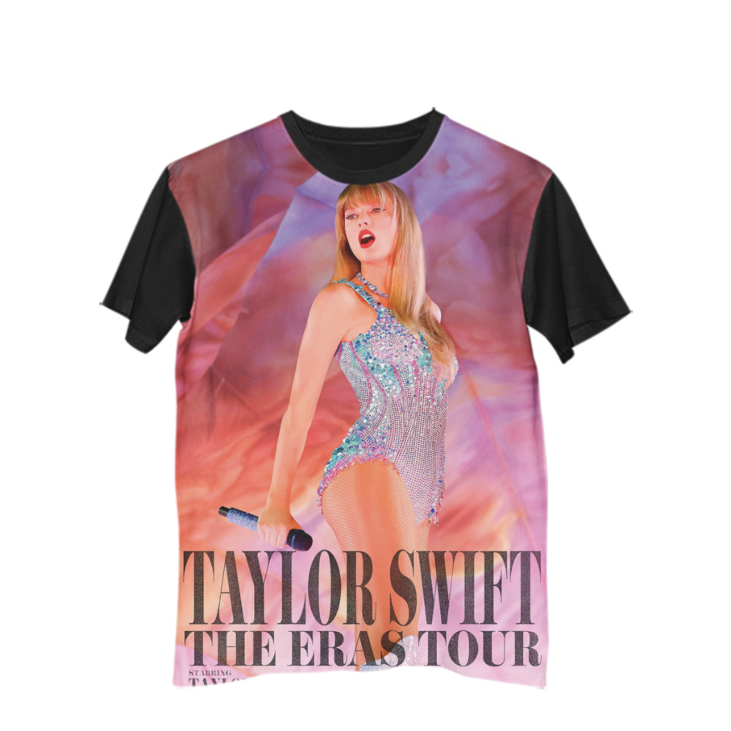 Camisa Cantora Artista Pop Taylor Swift The Eras Tour Filme Movie WT0120