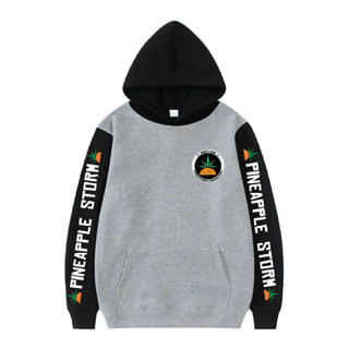 Blusa Moletom Canguru Capuz E Bolso Flanelado unissex PNPL Pineapple Storm Poesia Acústica