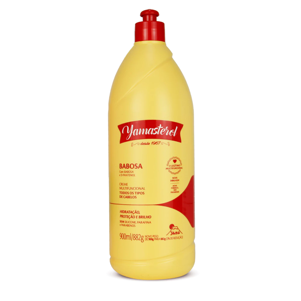 Yamasterol Babosa E D-Pantenol 900ml - Reparaçao Capilar