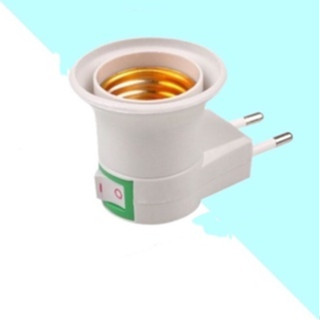 Kit 5 0Soquete E27 Bocal Lâmpada Tomada Chave Liga Desliga tomada