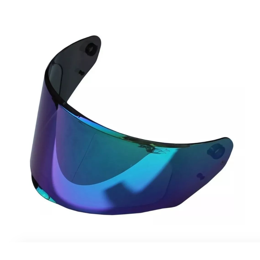 Viseira 2.2 Injetada Compatível Capacete LS2 FF320 Stream e FF353 Rapid Iridium Camaleão Rainbow