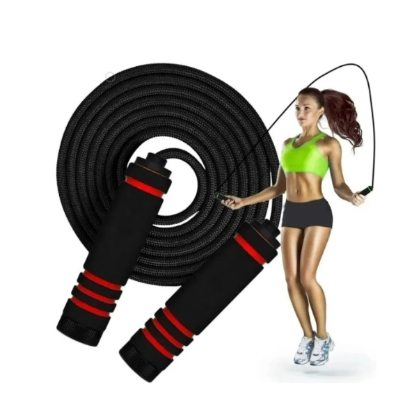 Corda De Pular Crossfit Jump Rope Pula Corda Treino em Oferta na Shopee