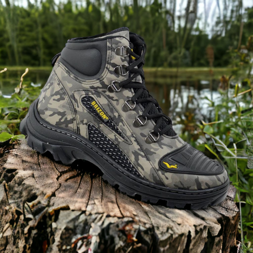 PROMOÇÃO SUPER Bota Masculina Coturno Motoqueira Segurança Trilha Sola de Borracha Proteção no Bico lançamento Promoção IMEDIATO ultra resistente lançamento 2024 CATERPILLAR