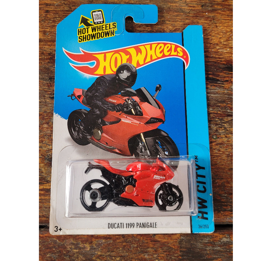 Hot Wheels - Moto Ducati 1199 Panigale Vermelho - HW City 2014 (Lacrado) - Mainline 1:64