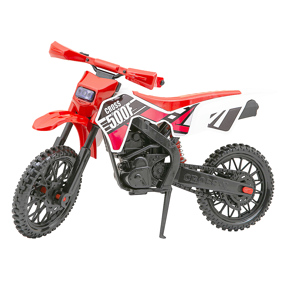 Moto Cross Brinquedo Realista Grande De 37cm Com Amortecedor e Peças Detalhistas - Certificado Inmetro em Oferta na Shopee