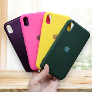 Capa Capinha IPhone XR Silicone Aveludada