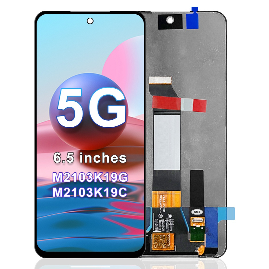 6.5" Display Para Xiaomi Redmi Note 10 5G&Note 10T 5G&Poco M3 Pro&Poco M3 Pro 5G VIVID Frontal Tela Lcd