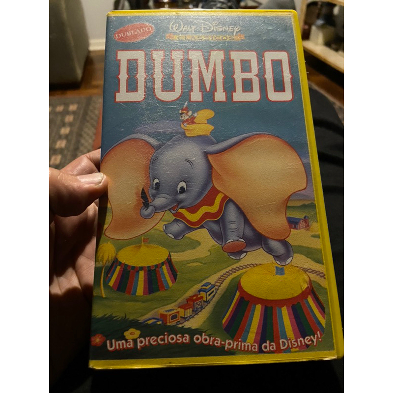 VHS DUMBO WALT DISNEY ORIGINAL CLÁSSICOS DUBLADO