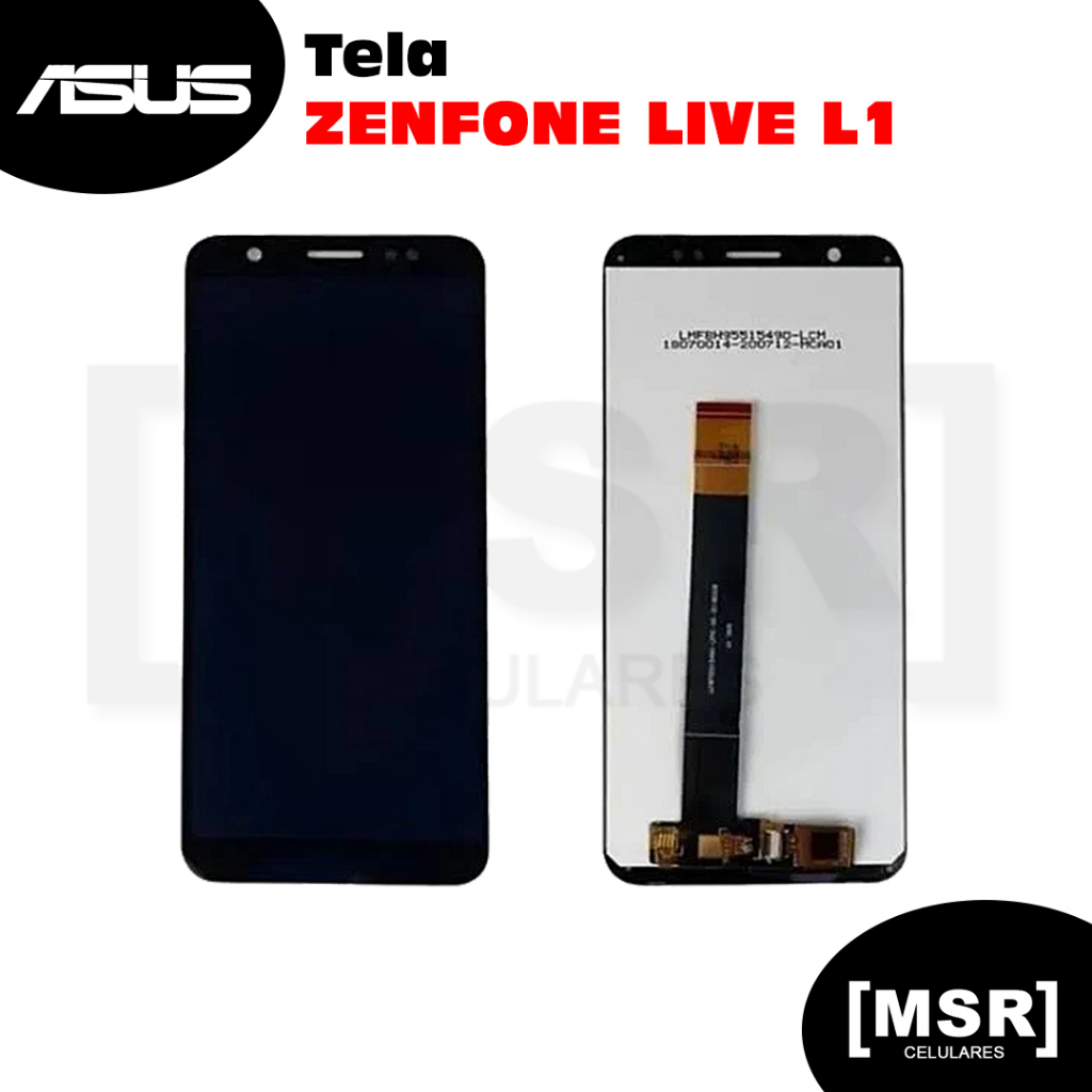Tela frontal celular ASUS modelo ZENFONE LIVE L1