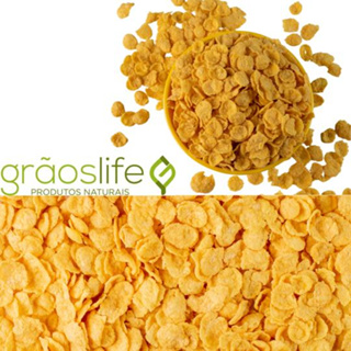 Cereal Matinal SEM GLÚTEN Corn Flakes Sem Açúcar 1KG em Oferta na Shopee