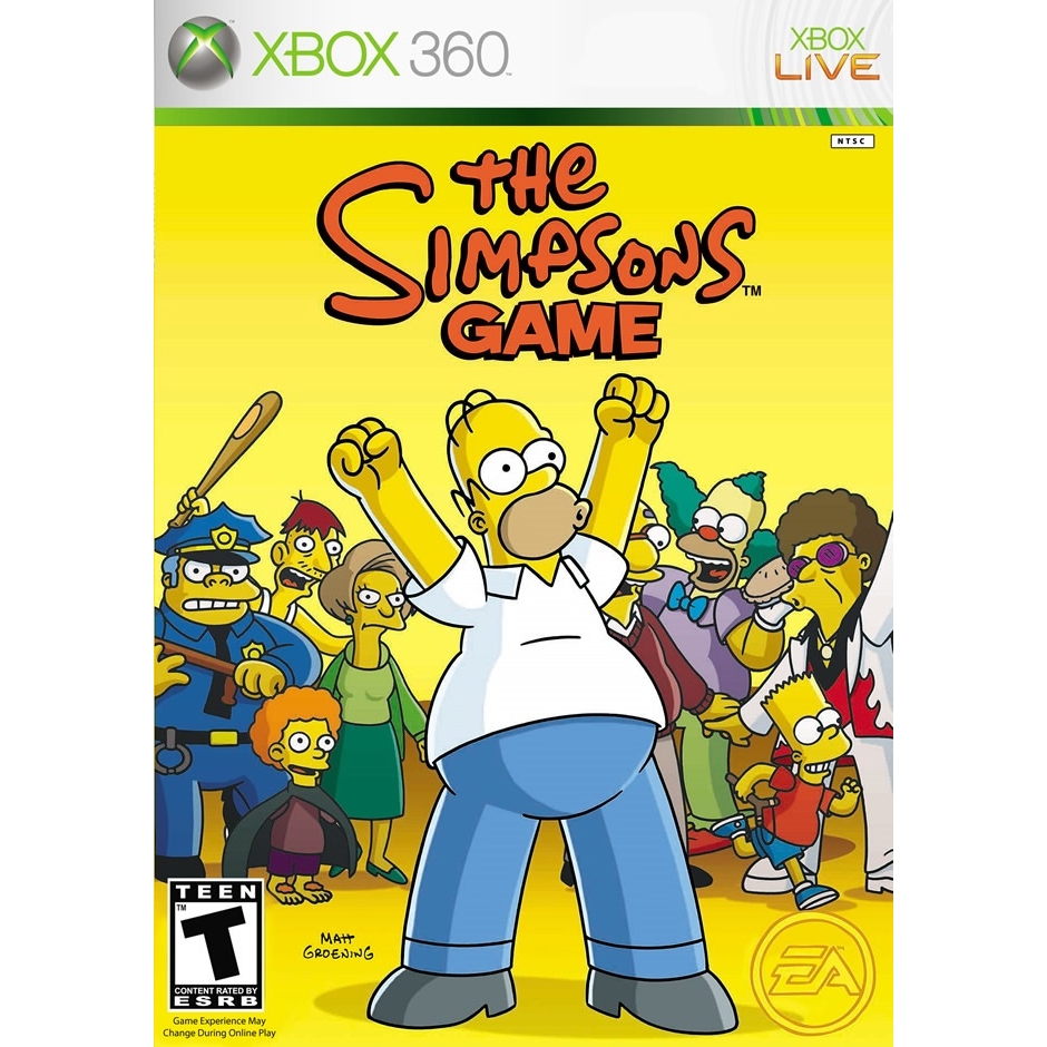 the simpsons game midia fisica - xbox 360 em Oferta na Shopee