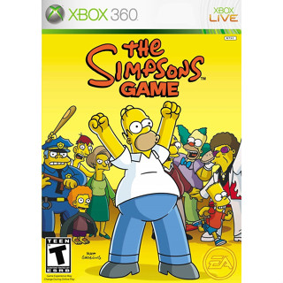 the simpsons game xbox 360 - MIDIA FÍSICA