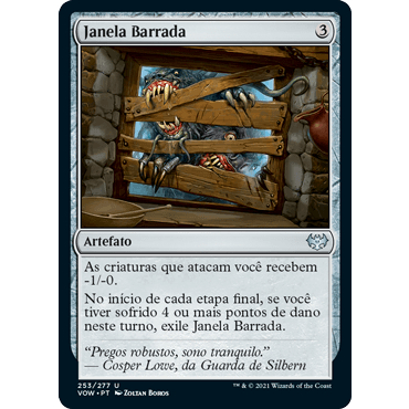 Janela Barrada - - Magic The Gathering