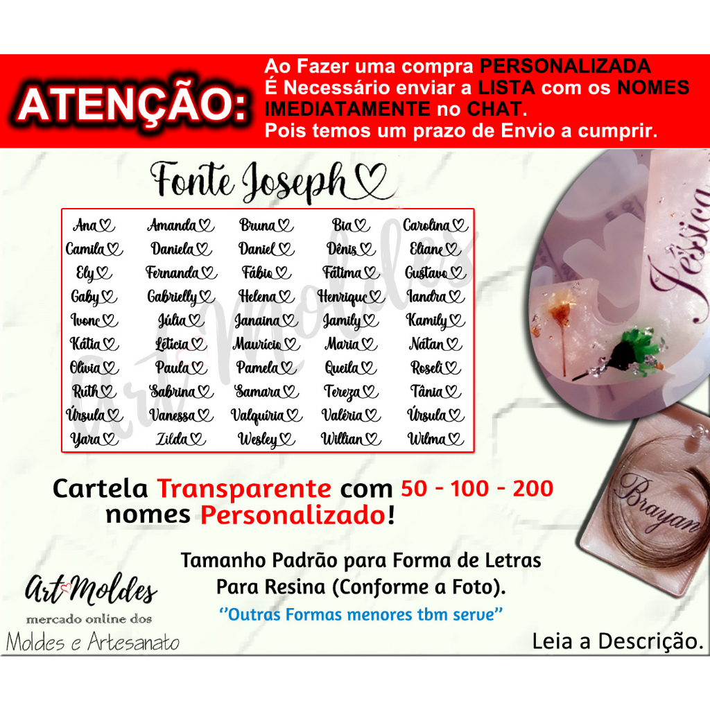 Cartela com 100 Nomes: Onde Comprar | BuscaProdutos