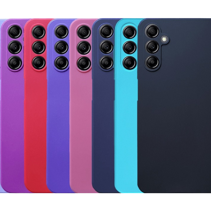 Capinha Capa Case Galaxy Samsung M14/M54 5G Silicone Aveludada Proteção de Câmera Colorido Premium