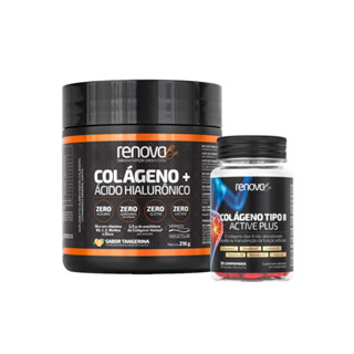 Renova Be - Colágeno Verisol com Ácido Hialurônico Haplex Plus e Biotina + Colágeno Active Plus Tipo 2 Articulação Cartilagem Inflamações