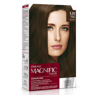 Amend Kit Coloração Magnific Color 5.35 Chocolate Intenso em Oferta na Shopee