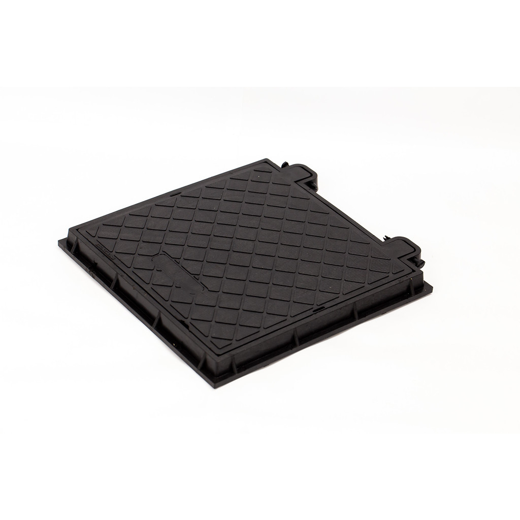 Tampa Tampão Reforçado 200kg 60x60 Articulado Cisterna, Esgoto, Cx de inspeção ​Polipropileno Preto em Oferta na Shopee