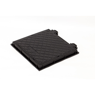 Tampa Tampão Reforçado 200kg 60x60 Articulado Cisterna, Esgoto, Cx de inspeção ​Polipropileno Preto em Oferta na Shopee