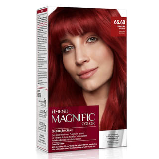 Amend Kit Coloração Magnific Color 66.60 Vermelho Intenso em Oferta na Shopee