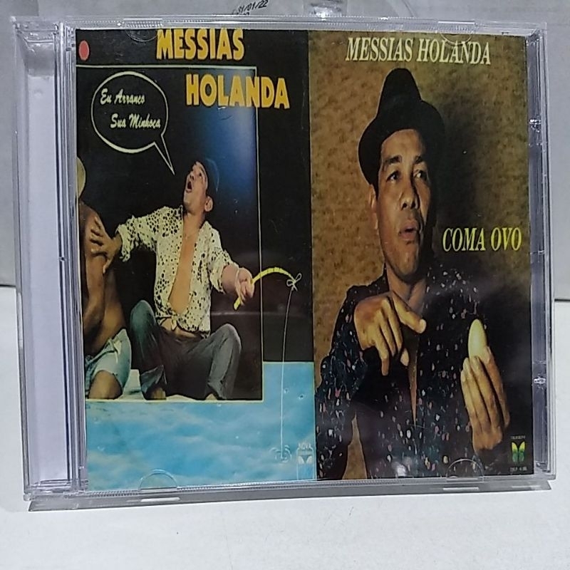 CD MESSIAS HOLANDA -DOSE DUPLA EU ARRANCO SUA MINHOCA 1,986 & COMA OVO 1,985