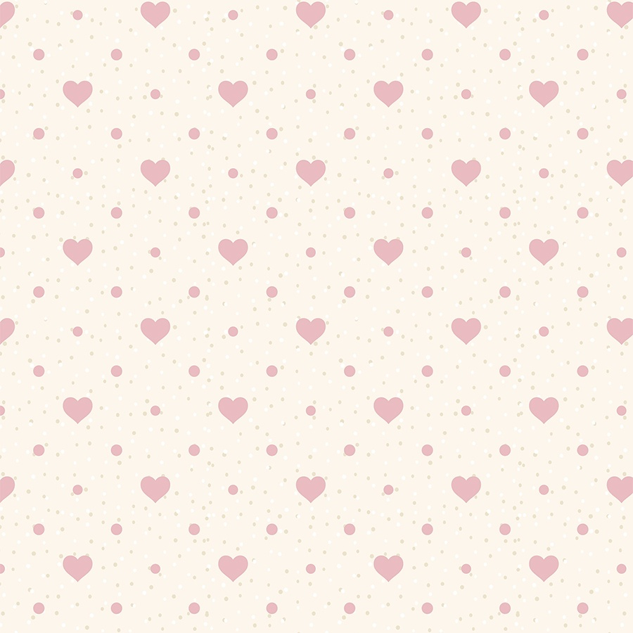 Papel de Parede Autocolante Corações Rosa Teen Menina Lavável Meia Parede em Oferta na Shopee