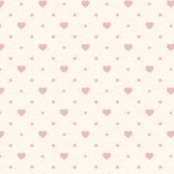 Papel de Parede Autocolante Corações Rosa Teen Menina Lavável Meia Parede