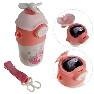 Garrafa De Água Infantil Portátil C/ Alça 550Ml NEW-760