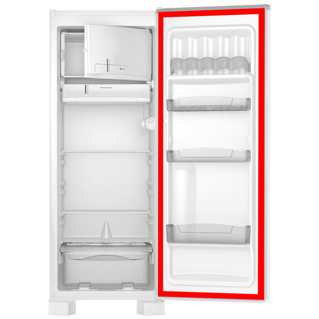 Borracha Gaxeta Electrolux Re28 Super Geladeira Refrigerador Para Porta 53x129