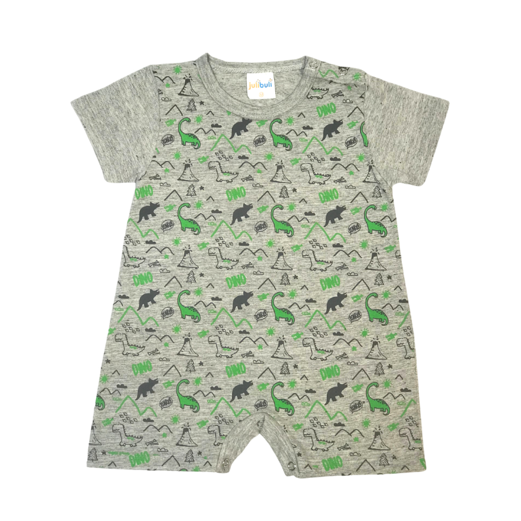 Macacão DINO curto infantil para bebês