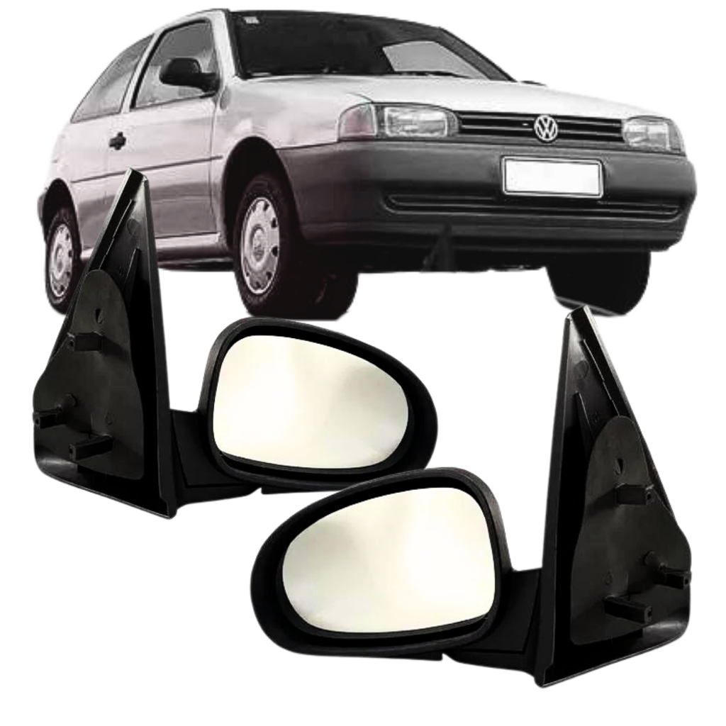 Par Retrovisor Gol G2 Bola Parati 2 portas 1995 1996 1997 1998 1999 sem Controle