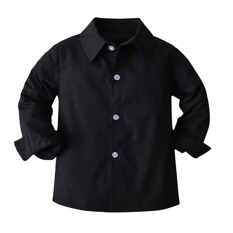 Camisa Social branca  infantil  menino Manga longa Fest