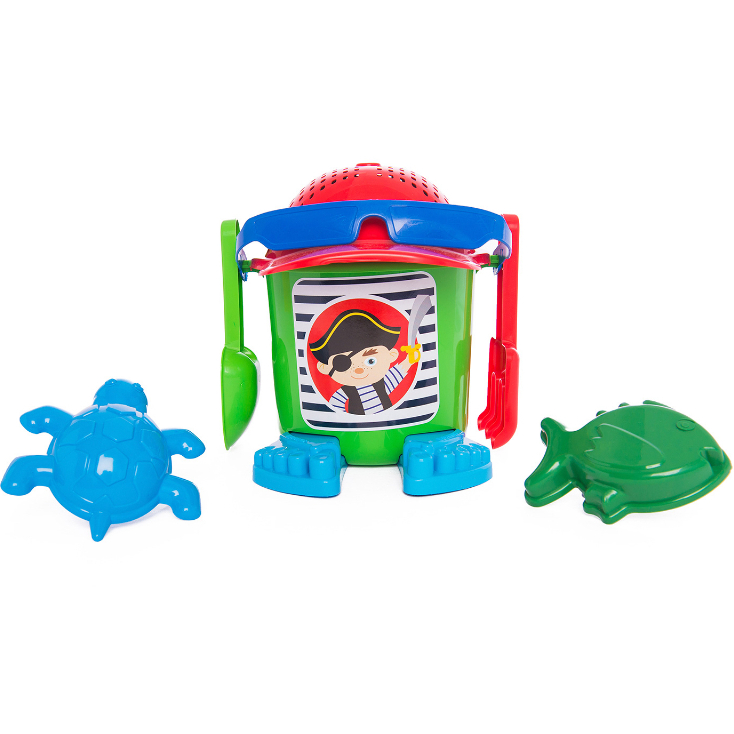 Kit Balde Praia Infantil Dudu - C/ 6 Brinquedos Exclusivos Para Diversão Em Parques E Praias Certificado Inmetro em Oferta na Shopee