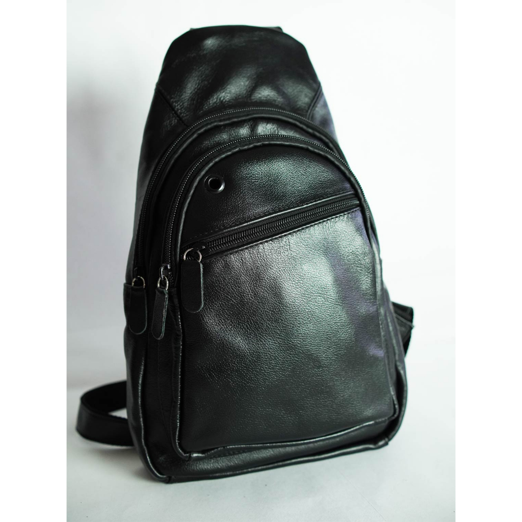 BOLSA MASCULINA TRANSVERSAL EM COURO BOVINO LEGÍTIMO 012