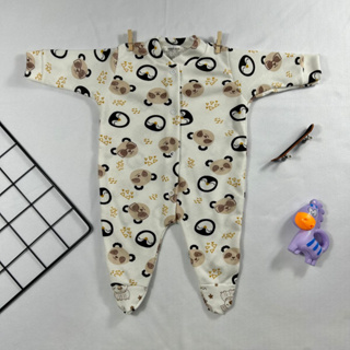 Macacão Para Bebê ESTAMPADO Malha Canelada Linha Basic Confortável Moda Bebe em Oferta na Shopee