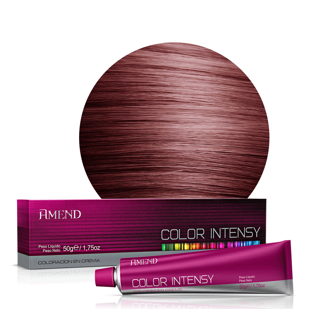 Amend Coloração Color Intensy 4.66 Castanho Vermelho 50g